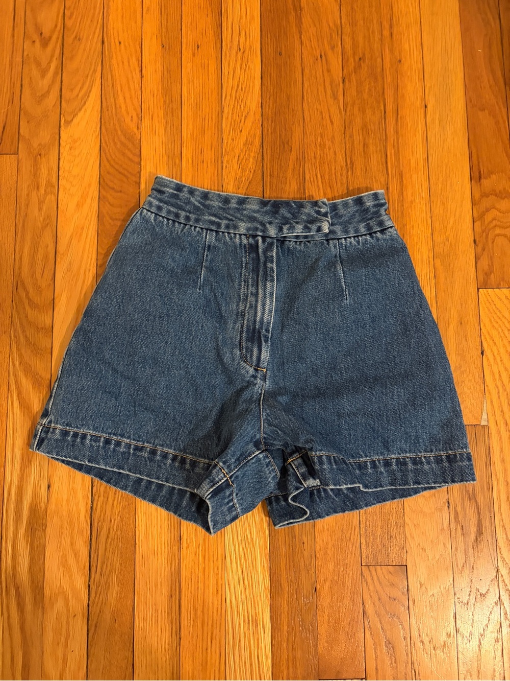 Meshki EUC Abel Denim Jean Shorts Size XXS